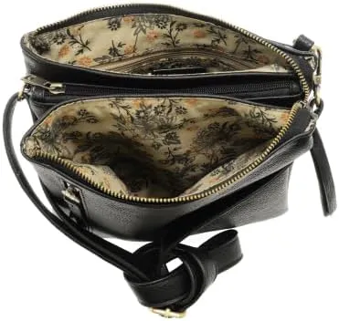 Joy Susan Womens Fashion Purse Dawn Multipocket Compact Crossbody Hand Bag