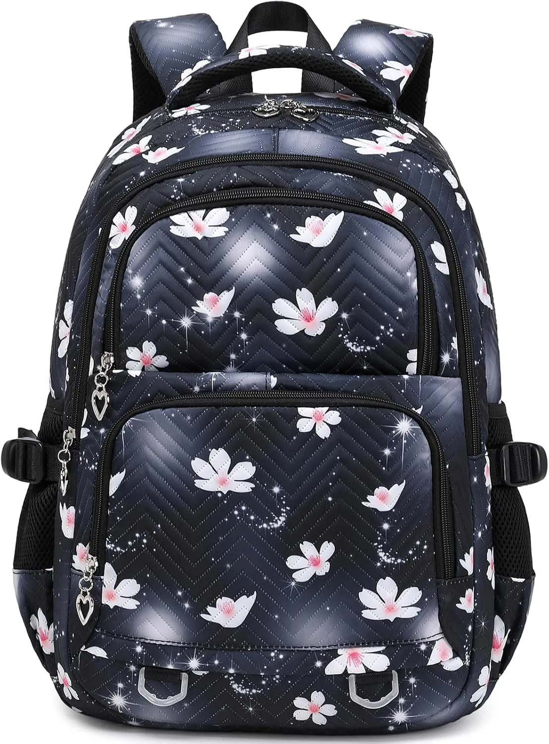 Joyfulife Lightweight Water Resistant Daisy Backpack Kids Backpack for Girls - School Bags for Middle Students - Book Bag for Elementary Primary School