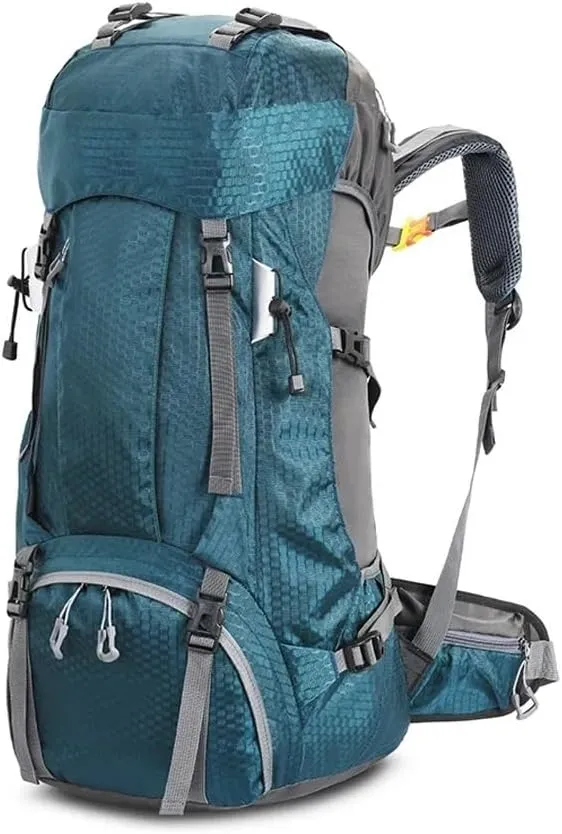 JSEIAJB 60L Outdoor Backpack Camping Climbing Bag Waterproof Mountaineering Hiking Backpacks Sport Bag