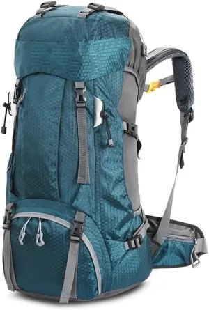 JSEIAJB 60L Outdoor Backpack Camping Climbing Bag Waterproof Mountaineering Hiking Backpacks Sport Bag