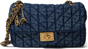 Karl Lagerfeld Paris Agyness Shoulder Bag, Denim