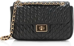 Karl Lagerfeld Paris Agyness Solid Shoulder Bag