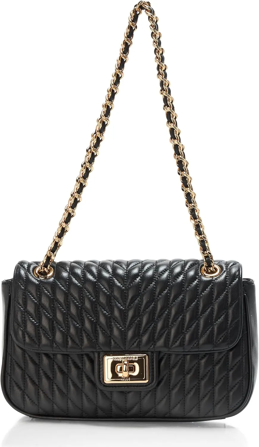 Karl Lagerfeld Paris Agyness Solid Shoulder Bag