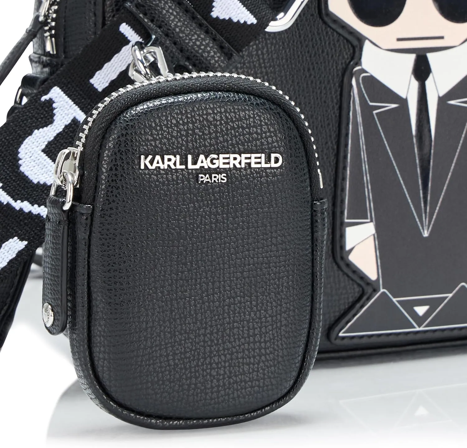 KARL LAGERFELD Paris Women's Maybelle Graphic Camera Crossbody