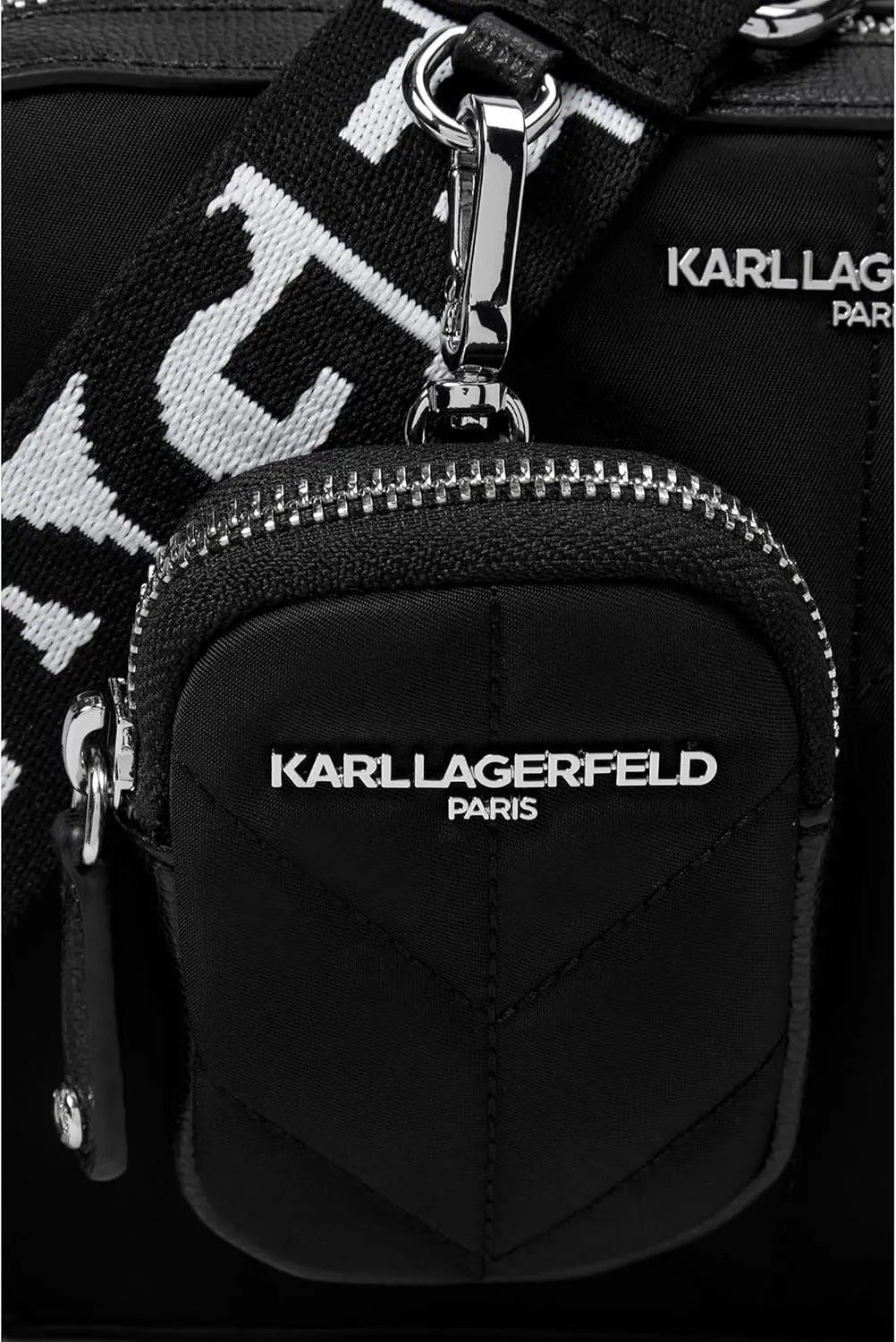 KARL LAGERFELD Paris Women's Maybelle Graphic Camera Crossbody