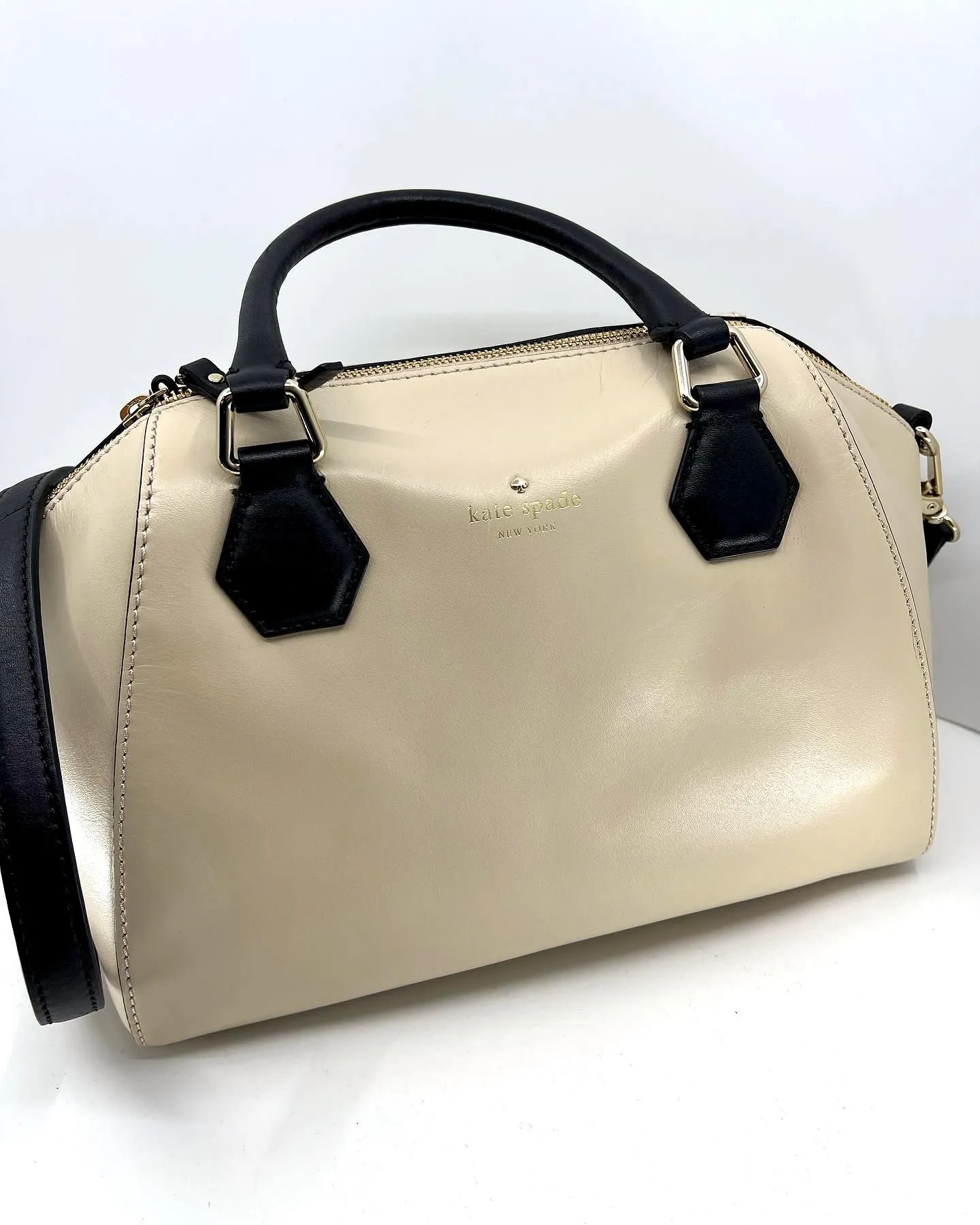 KATE SPADE CATHERINE STREET LEATHER TOP-HANDLE BAG
