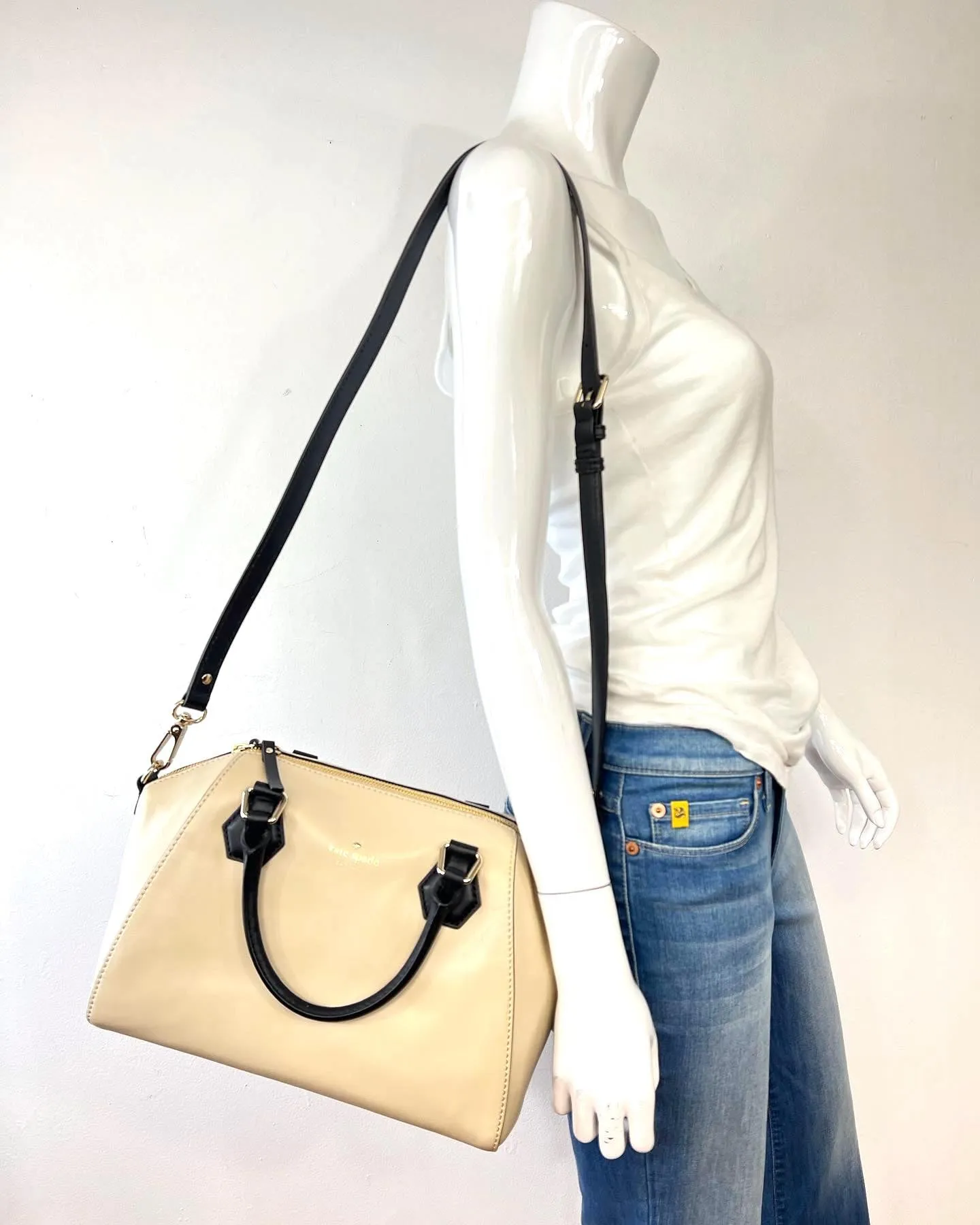 KATE SPADE CATHERINE STREET LEATHER TOP-HANDLE BAG