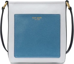 kate spade new york AVA Colorblocked Pebbled Leather Small swingpack, Back to School Blues Multi