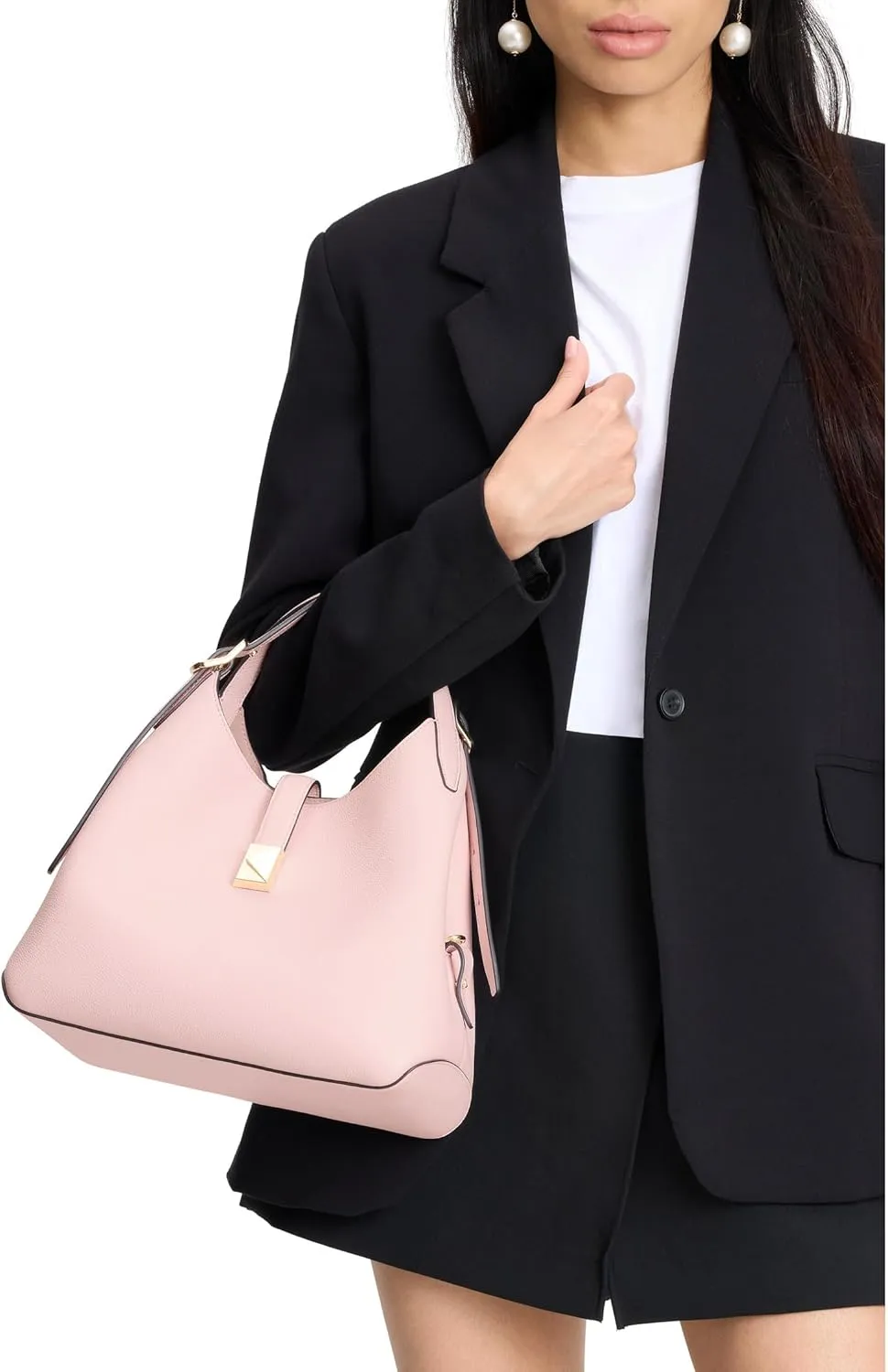 kate spade new york Deco Pebbled Leather Crossbody Tote