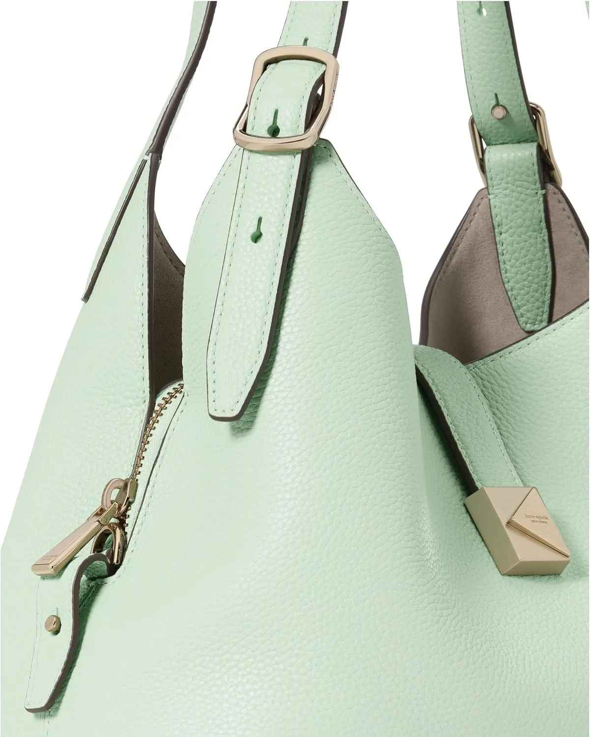 kate spade new york Deco Pebbled Leather Crossbody Tote