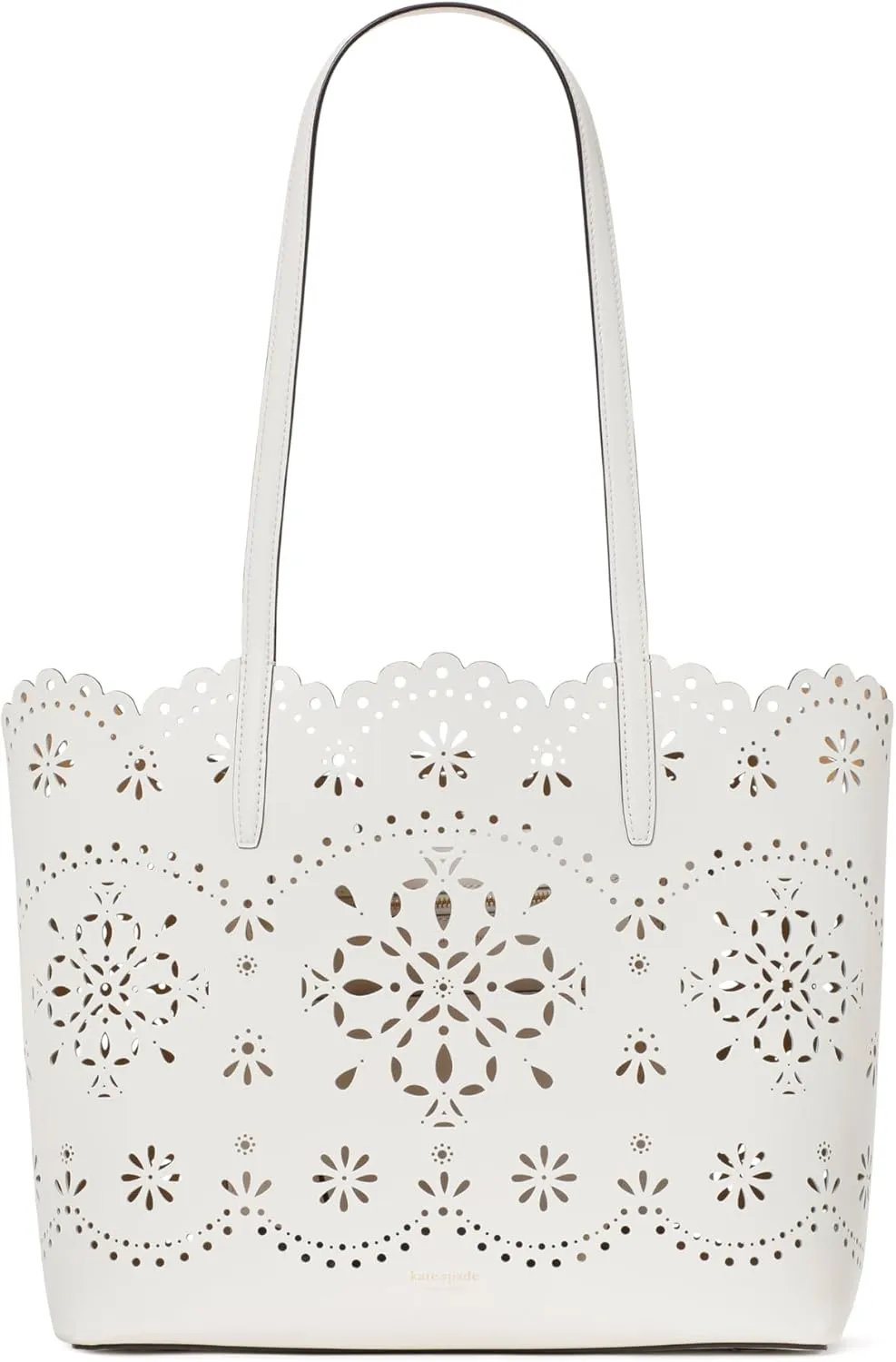 kate spade new york Do It All Spade Flower Perforated Fine Grain Leather Large Tote,