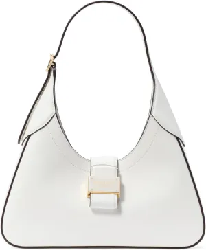 kate spade new york Nouveau Smooth Leather Small Shoulder, True White