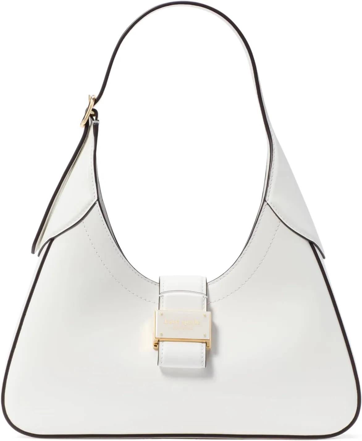 kate spade new york Nouveau Smooth Leather Small Shoulder, True White
