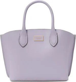 kate spade new york Suite CROSSGRAIN Leather Crossbody Tote, Lavender Cream