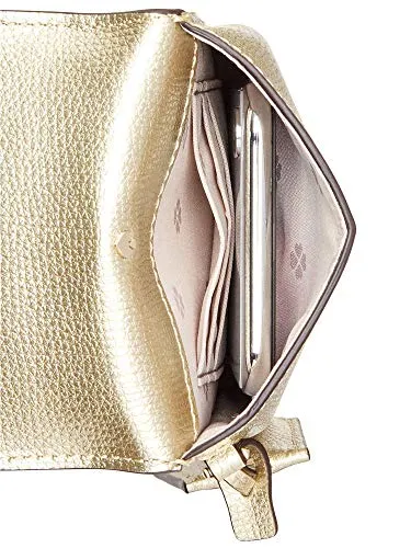 kate spade new york Sylvia North South Flap Crossbody Pale Gold One Size