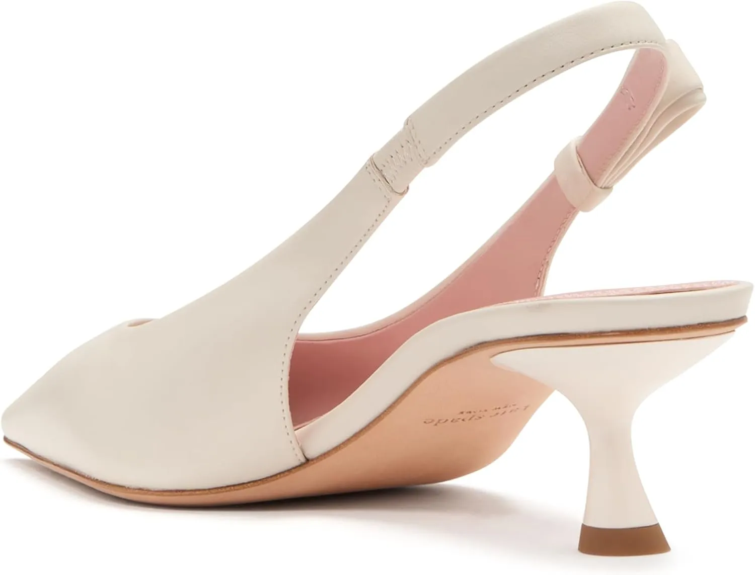 kate spade new york Women's Riley Slingback Smooth Leather Kitten Heel