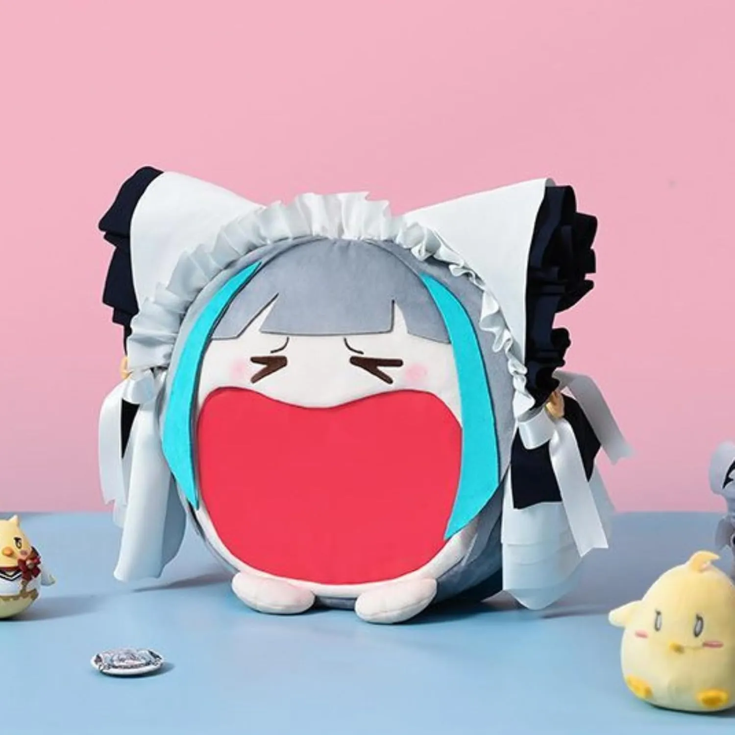 Kawaii Backpack with Kawaii Pin and Accessories, Comic-Con y2k Shoulder Bag Daypack cute Backpack Grunge Itabag Purse (Cute maid)