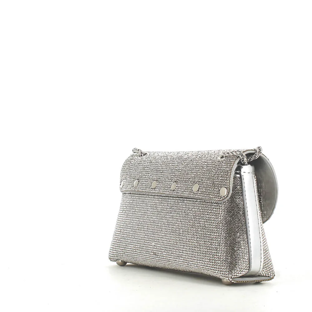 Kharisma Lia Strass Occasion Bag Silver