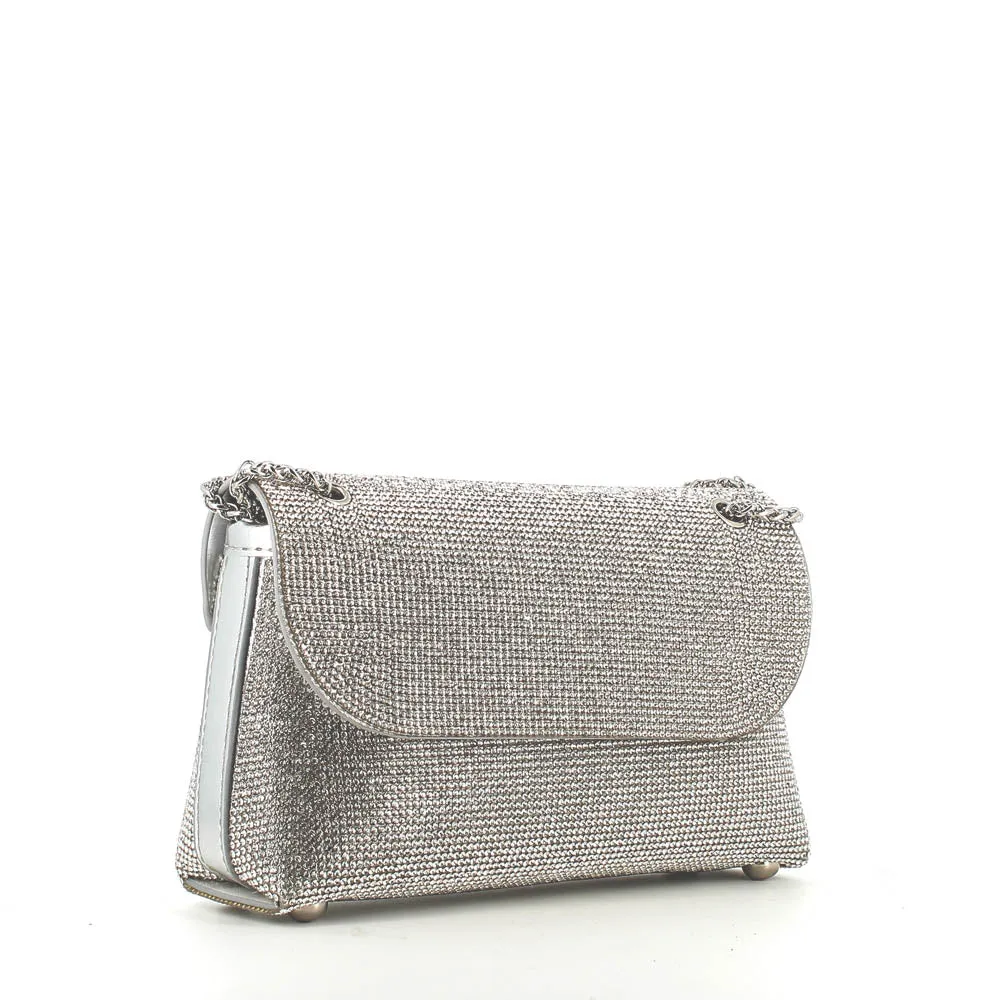 Kharisma Lia Strass Occasion Bag Silver