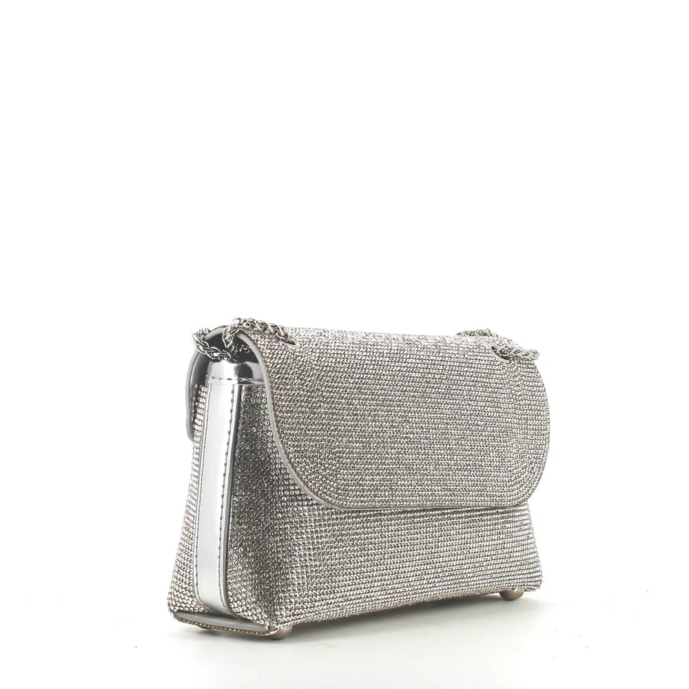 Kharisma Lia Strass Occasion Bag Silver