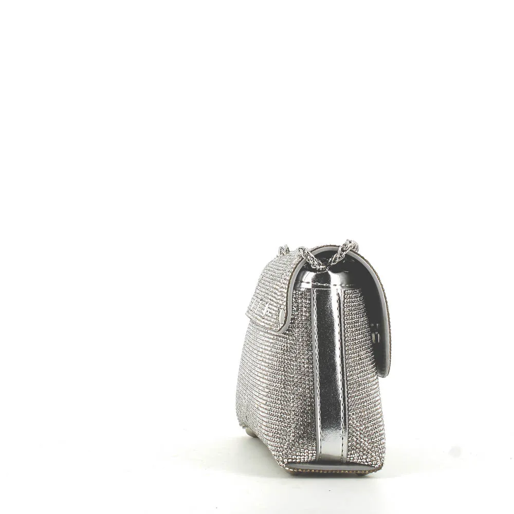 Kharisma Lia Strass Occasion Bag Silver