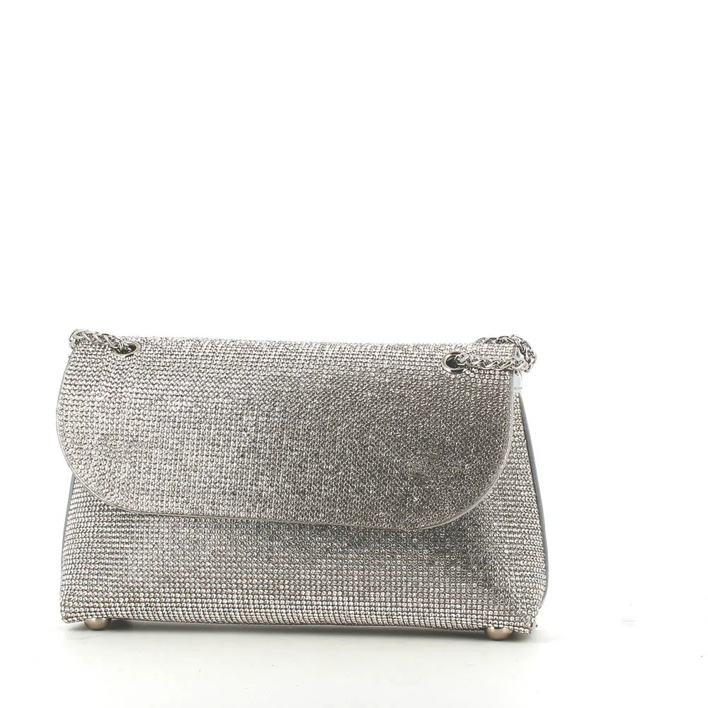 Kharisma Lia Strass Occasion Bag Silver