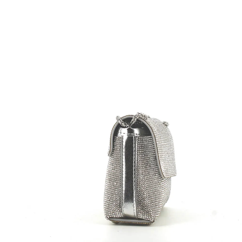 Kharisma Lia Strass Occasion Bag Silver