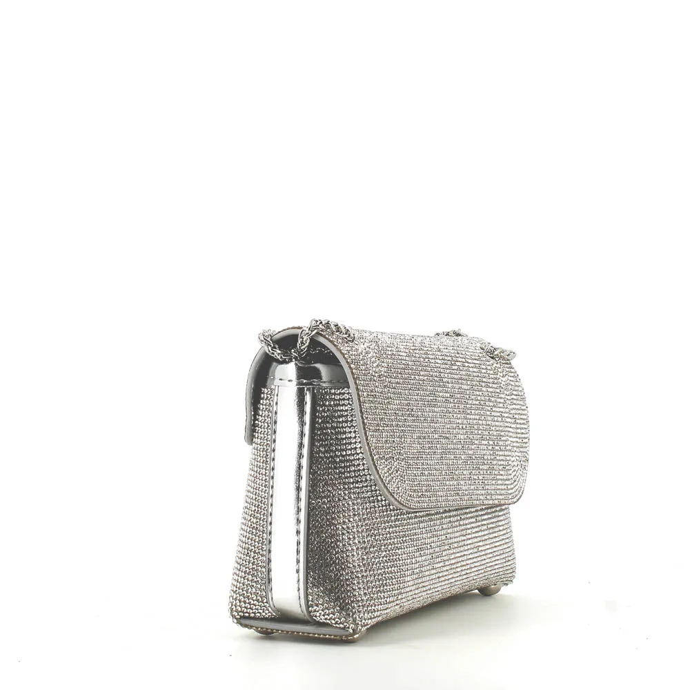 Kharisma Lia Strass Occasion Bag Silver