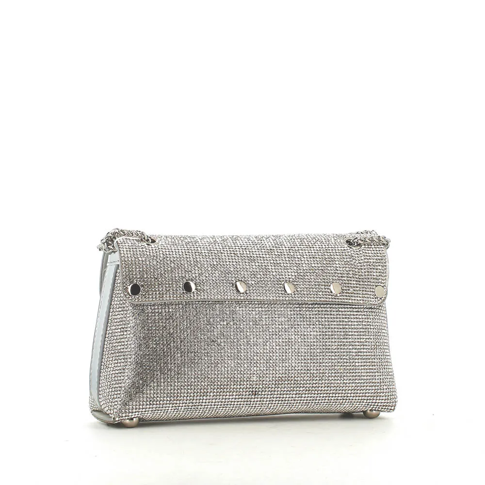 Kharisma Lia Strass Occasion Bag Silver