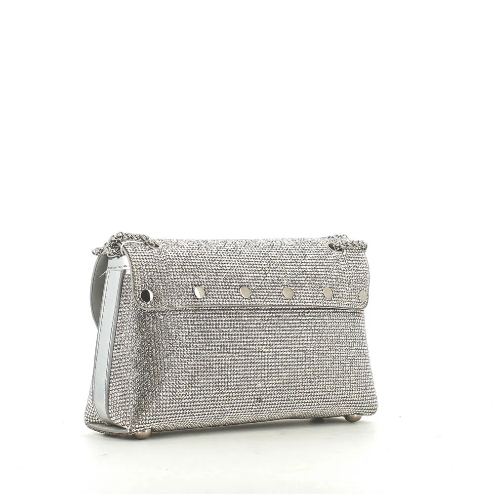Kharisma Lia Strass Occasion Bag Silver