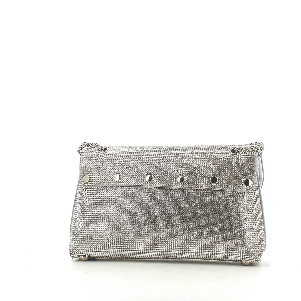 Kharisma Lia Strass Occasion Bag Silver