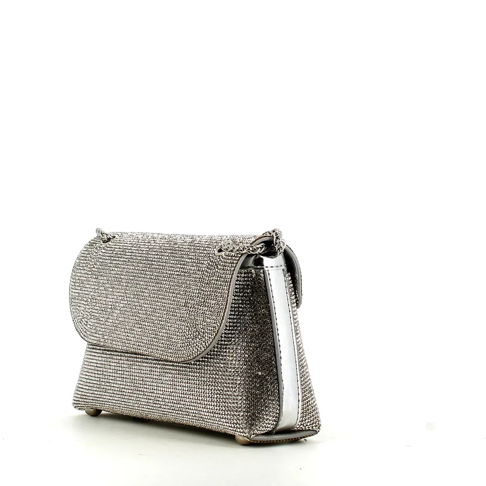 Kharisma Lia Strass Occasion Bag Silver