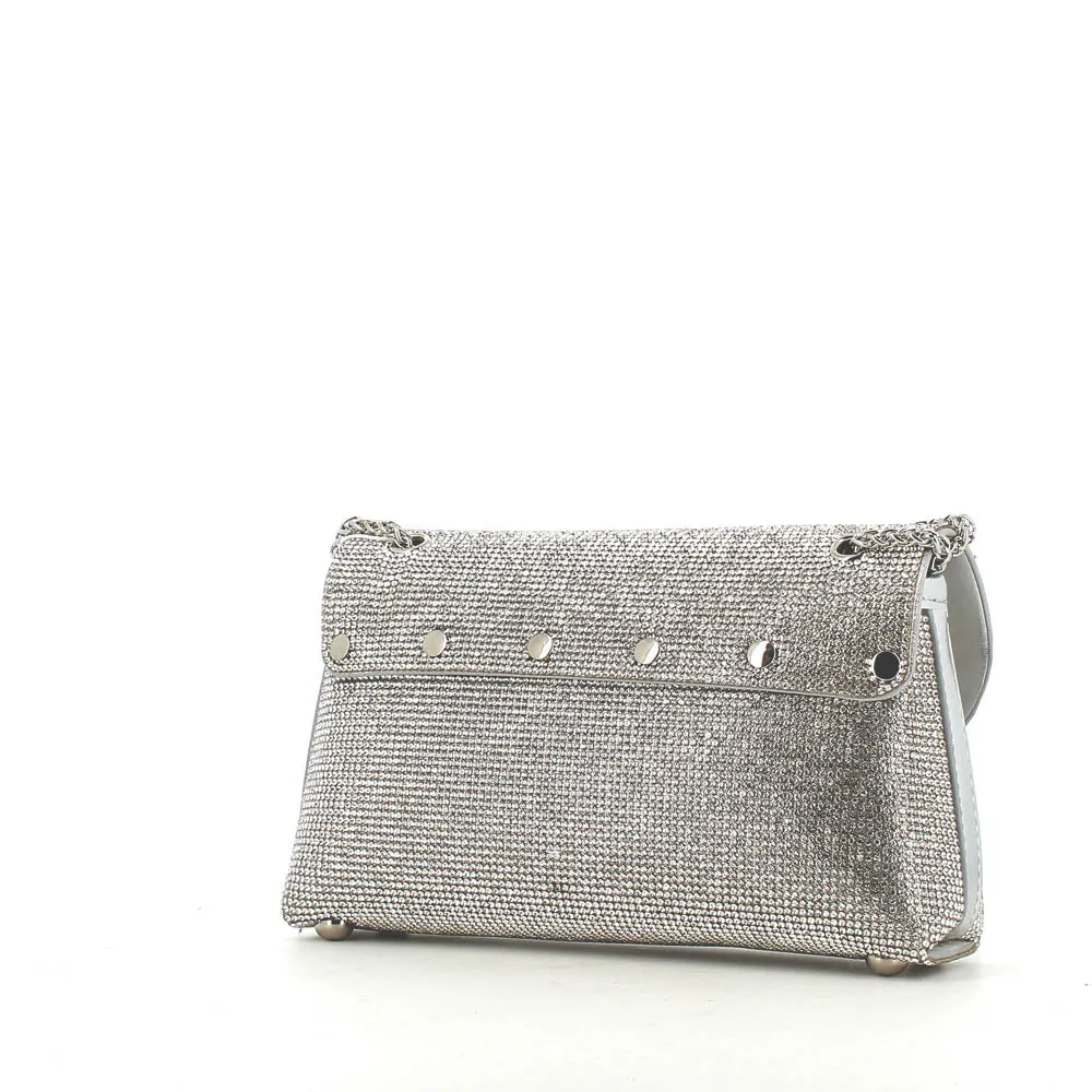 Kharisma Lia Strass Occasion Bag Silver