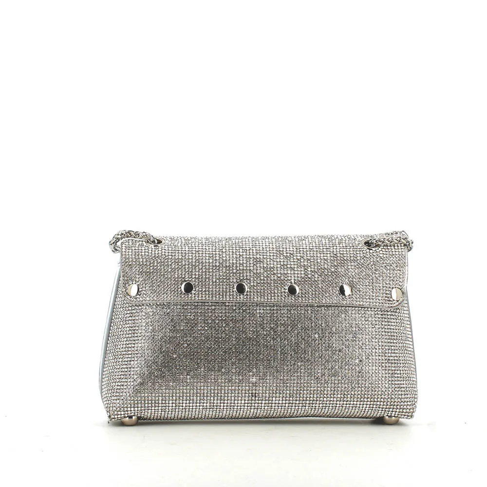 Kharisma Lia Strass Occasion Bag Silver