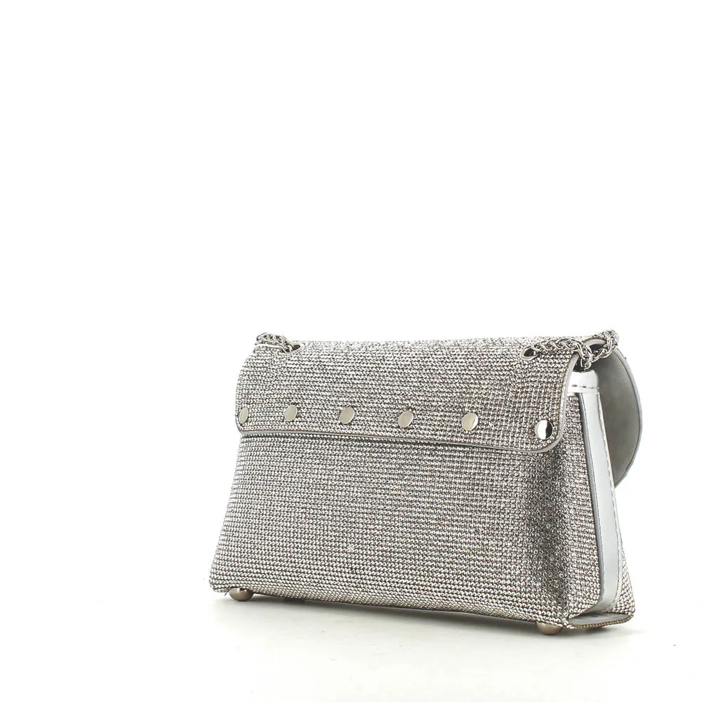 Kharisma Lia Strass Occasion Bag Silver