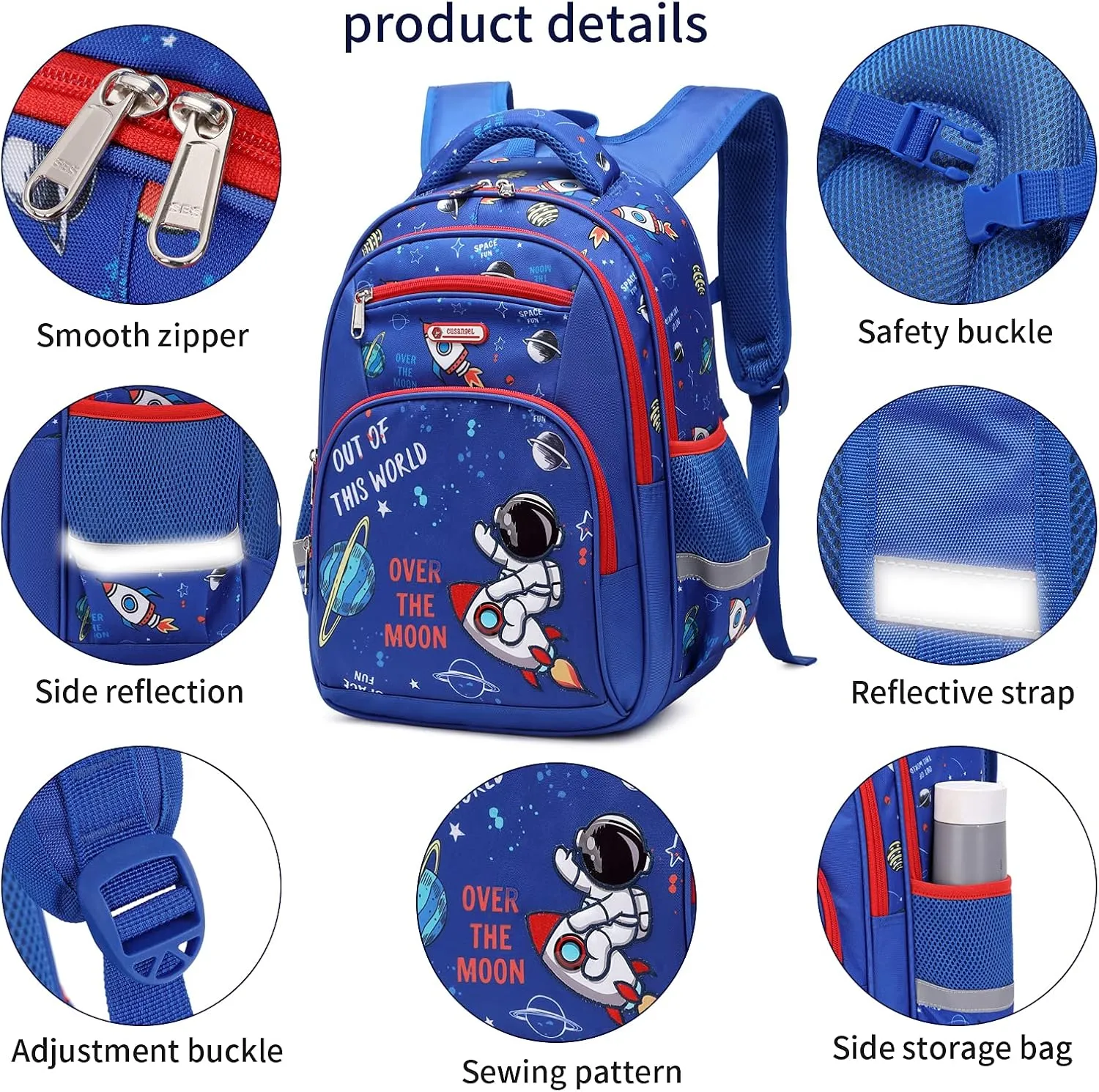 Kids Backpack for Girls Preschool Elementary Kindergarten School Bag 15.6″ Multifunctional Cute Large Capacity