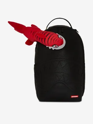 Kids Shark Bit Shark Bite Backpack in Black (46cm)