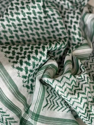 Kiffeyeh bag - Green & White