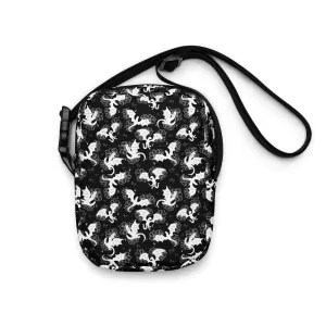 Kindle Crossbody Bag | Floral Dragons | Fantasy Bookish Merch