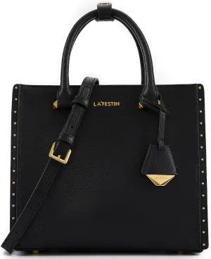 LA FESTIN Designer Leather Handbag for Women - Small Crossbody Purse with Top Handle and Adjustable Strap