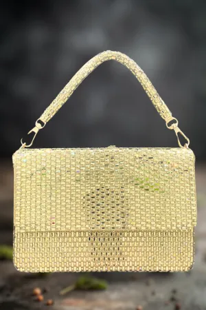 La Reat's Shine Women's Bridal Fancy Party  Clutch Purse