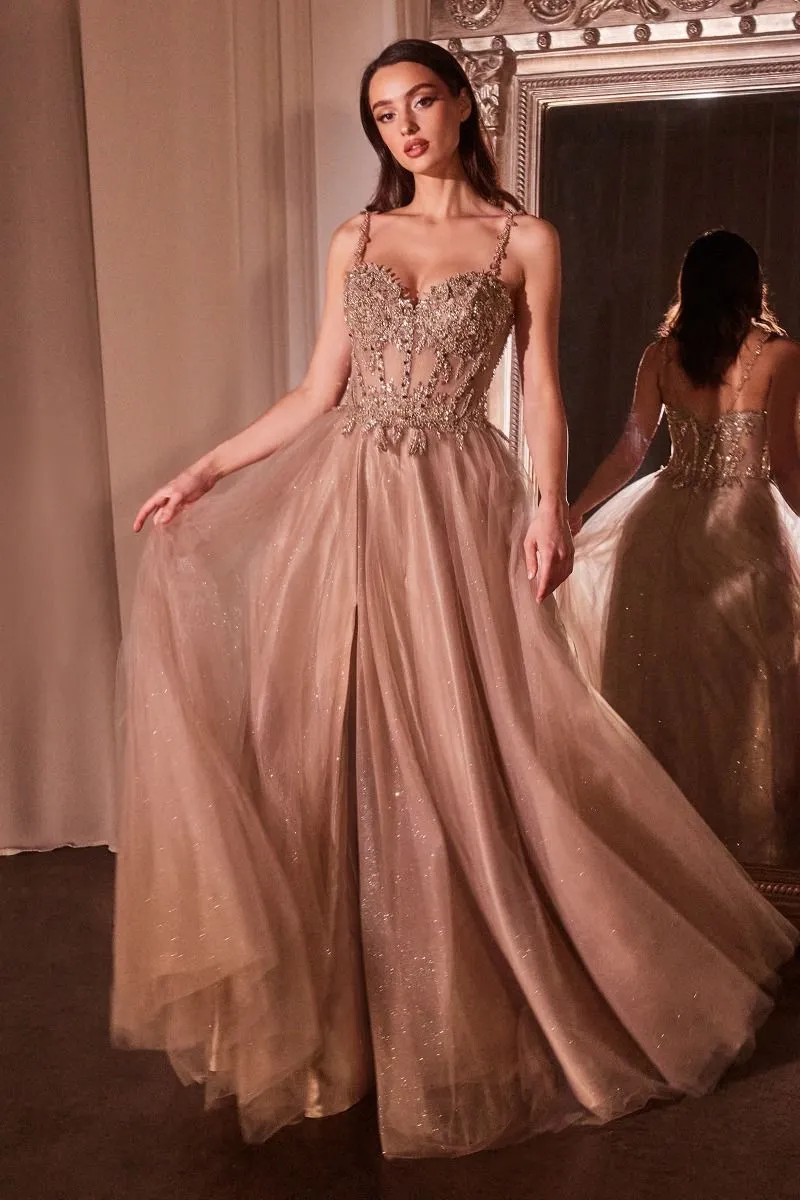 Lace & Tulle A-Line Dress (CD0234)