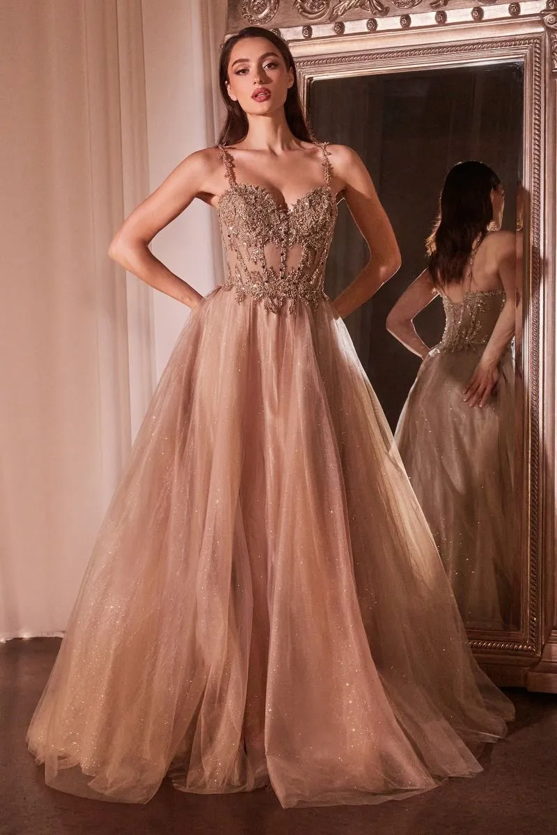 Lace & Tulle A-Line Dress (CD0234)