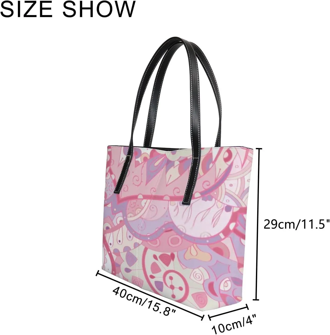 Leather Handbags Women's Crossbody Handbags Work Tote Bags for Women Coach Handbags Tote Bag with Zipper.