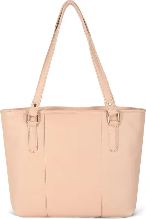 Leather Purse For Women - Real Leather Tote For Women - Ladies Shoulder Handbag For Work, Travel, Casual Use