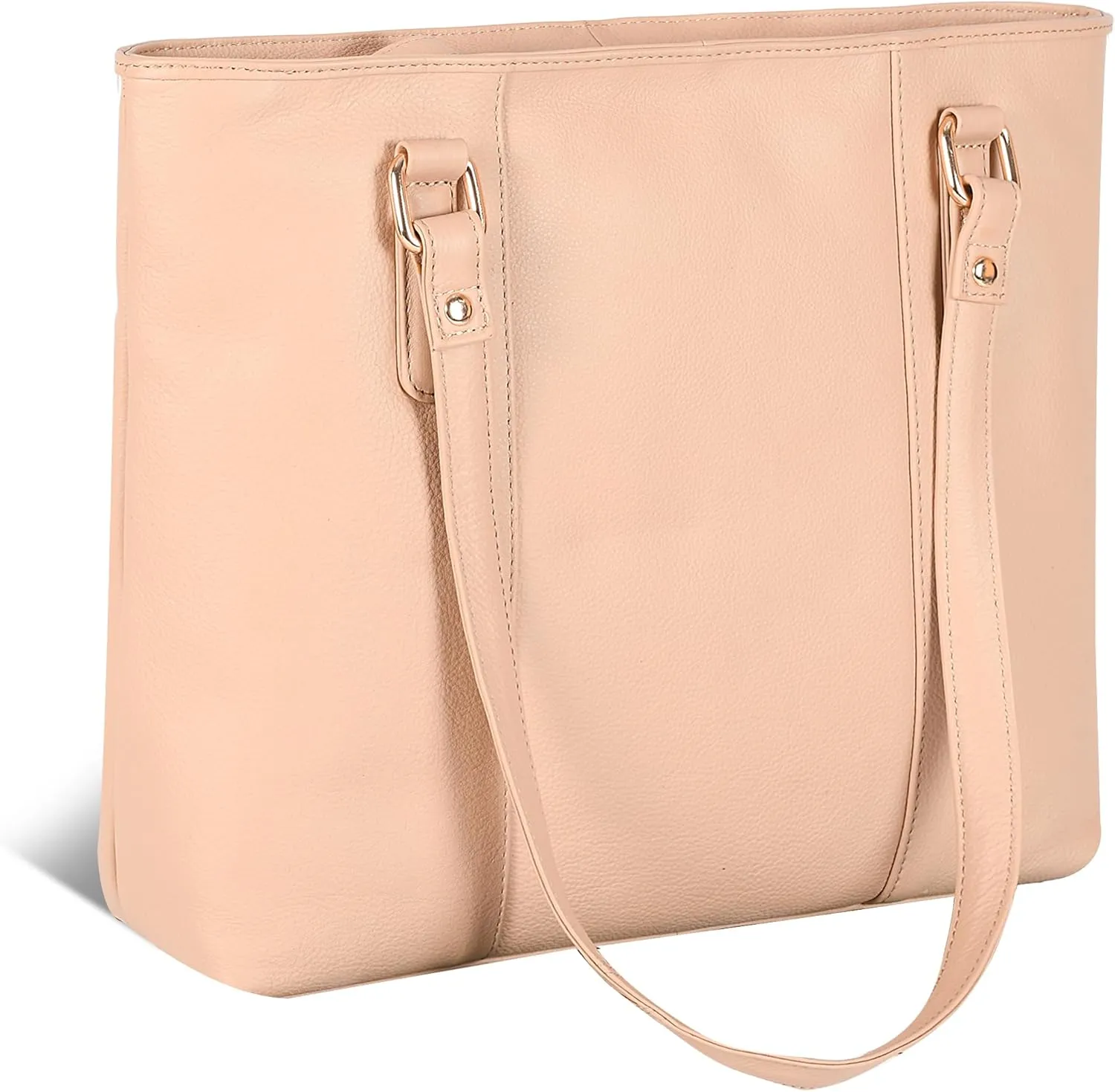 Leather Purse For Women - Real Leather Tote For Women - Ladies Shoulder Handbag For Work, Travel, Casual Use