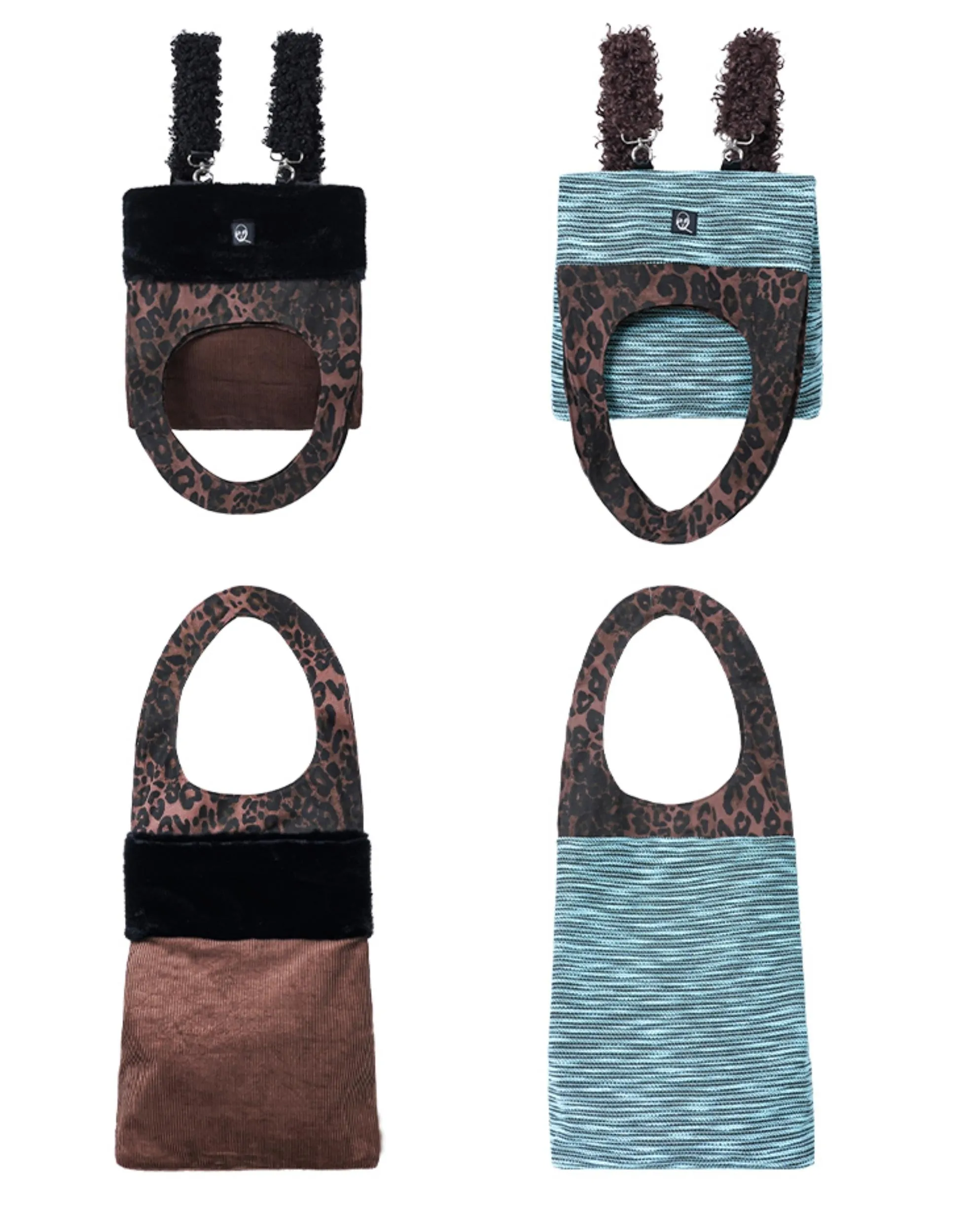 Leopard Fur Shoulder Bag