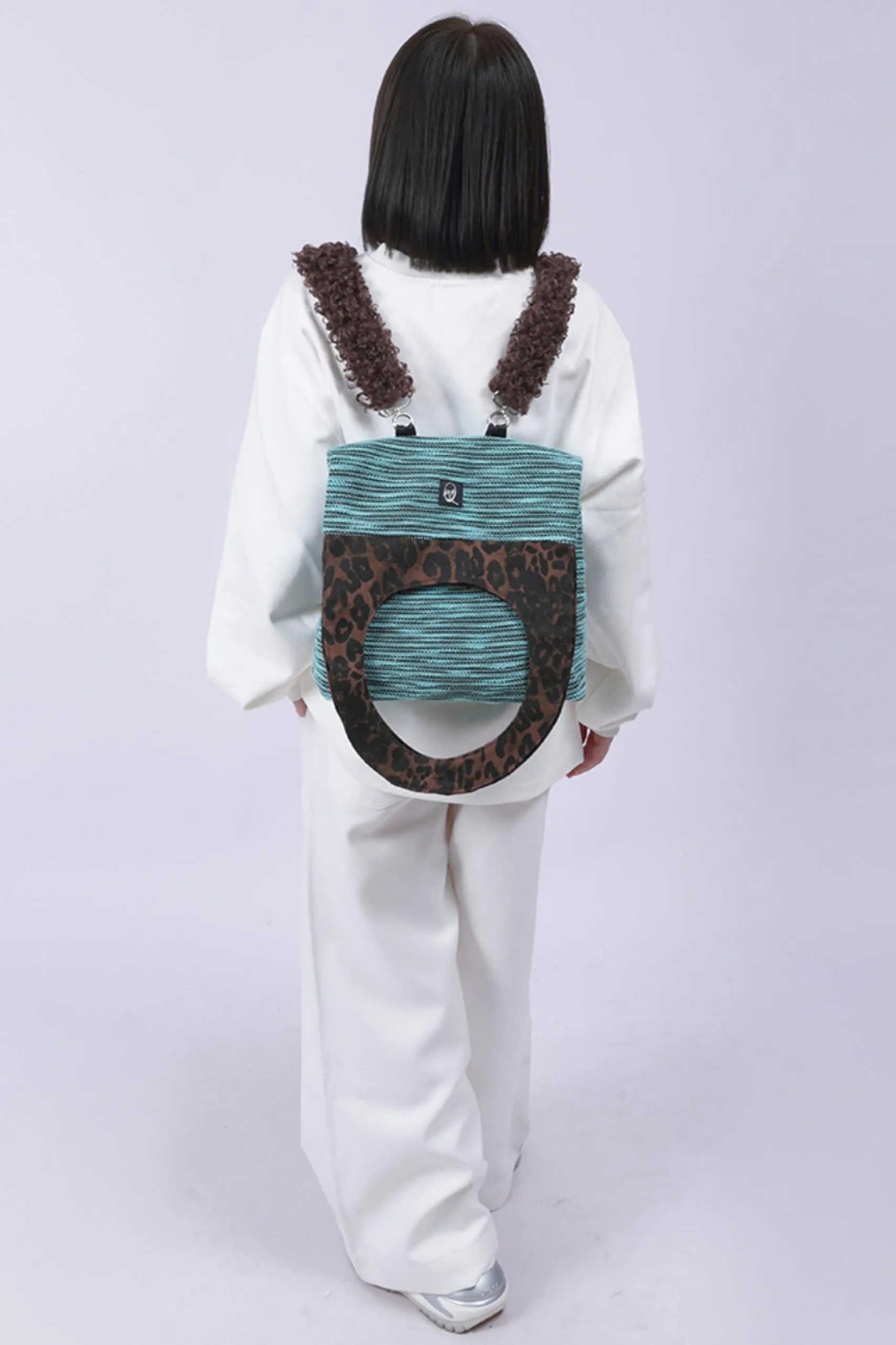 Leopard Fur Shoulder Bag
