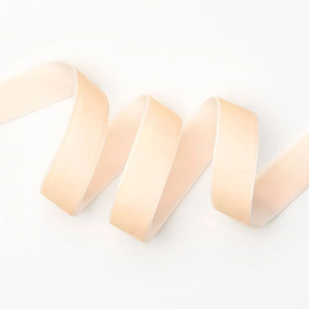 Light Pink Velvet Ribbon 1" 5 YD