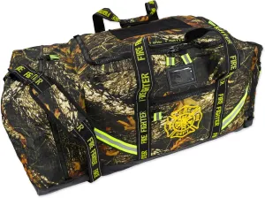Lightning X Premium Camouflage 3XL Firefighter Step-In Gear Bag w/Helmet Compartment - Deep Woods Camo